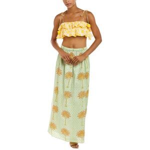 Ash & Eden Womens  2Pc Sanya Top & Skirt Set